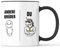 Tasse mit Spruch Einhorn cooler Bruder Becher andere Brüder - lustiges Geschenk - Kaffeebecher als Geschenkidee - Kaffeetasse 330ml - Weiss-Schwarz