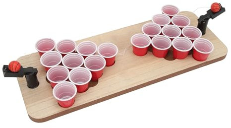 Spiele Mini Beer Pong, Tabletop Beer Pong Tisch Mini Pong Minispiel für Erwachsene Party