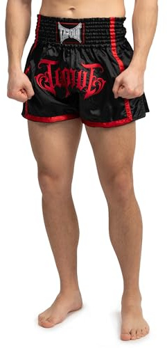 Tapout Herren Diablo Boxhose, Black/Red, S