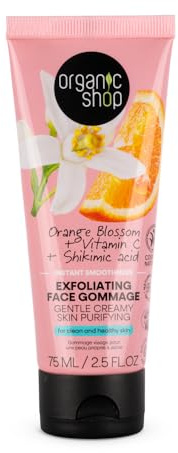 Organic Shop Orange Blossom Skincare Instant Smoothness Peeling Gesicht Gommage 75ml