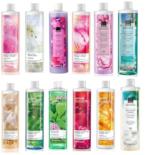 3 x Avon Shower Gel Creams 500ml Lucky dip Bundle
