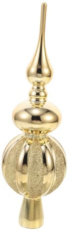 BATHVEVE Kugelförmige Weihnachtsbaumspitze aus Kunststoff für Festliche Dekoration Geeignet für Weihnachtsbäume Installieren Robust und Bruchsicher