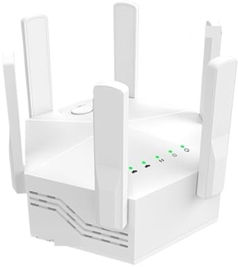 1200Mbps WiFi Repeater Wireless Router High 6 Antenna Network Amplifier Repeater Dual Band 2.4G 5G Wireless Amplifier For Home Extensive Coverage