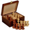 Staunton No. 4 Tournament Chess Pieces w/Wood Box by Wegiel Age 3+