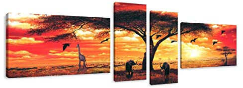 Visario Leinwandbilder 6701 Bild auf Leinwand Afrika,