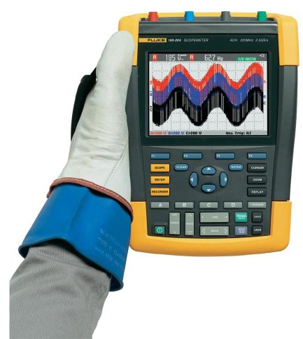 Fluke 190-104/EU/S Hand-Oszilloskop (Scope-Meter) 100 MHz 4-Kanal 1.25 GSa/s 10 kpts 8 Bit Digital-Speicher (DSO), Komp
