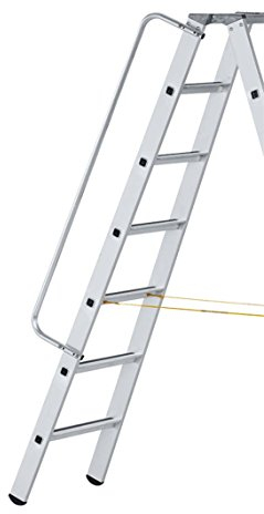 ZARGES Leichtmetall-Handlauf 1.270 mm lang