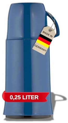 Helios Elegance - Bottiglia isolante, 0,25 l, colore: Blu