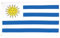 AZ FLAG - Bandera Uruguay - 150x90 cm - Bandera Uruguaya 100% Poliéster ligero Con Ojales de Metal integrados - 80g