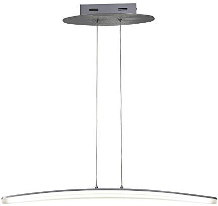 Mantra - Lámpara de techo colgante Led 20 Watios, colección Hemisferic 4081 de Mantra, color Aluminio