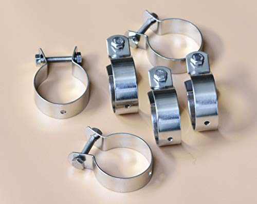 Schellen Ø 34 mm Edelstahl - Paket á 6 Stk.