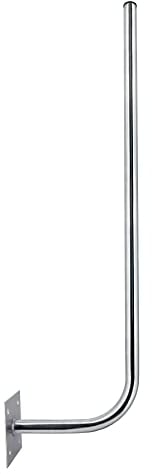 Premium X 30cm Wandhalter 120cm Mast Stahl verzinkt Ø 38mm Wand-Halterung extra lang
