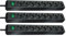 Brennenstuhl Eco-Line, Steckdosenleiste 8-fach (mit Schalter und 3m Kabel - besonders stromsparend) (3er Set | schwarz)