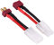 2X Stück Premium Lipo Akku Adapter Set Japan 13,5mm Stecker Buchse auf T-Dean T-Stecker Male Female Hochstromstecker Goldstecker Verpolungsicher 14AWG Kabel kompatibel zu Tamiya RC Modellbau