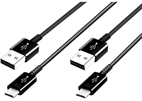 2x XXL 1.5M Ladekabel für Samsung Schnellladung Micro Usb für Samsung Galaxy A6 A6+ (2018) A10 J4+/J6+/J8/J6/J4/ A3 A5 A Xcover4/3/ S7 S7 Edge S6 S4 Galaxy Tab A 10.1 (2016) Tab A 7.0 (2016)