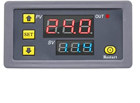 Relais Temporisé NuméRique Affichage LED Minuterie de Interrupteur de Commande Relais Temporisé RéGlable Interrupteur Temporisé AC110-220V