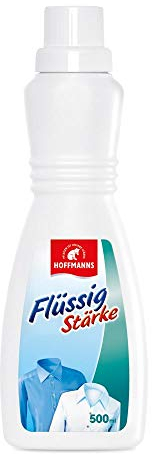 Hoffmanns Flüssigstärke – Wäschestärke für geglättete Kleidung, natürlichen Halt und Anti-Faltenbildung – Stärkegrad 2 – 1 x 500 ml