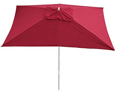 Mendler Toîle de Remplacement pour Parasol Florida 3x4m Polyester 6kg Bordeaux