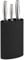 Relaxdays Oval Knife Block, Empty Holder, Blade Storage with Bristles, HWD: 22 x 16.5 x 6.5 cm, Kitchen Organiser, Black