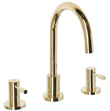 Stilvoller Wasserhahn Messing gold Sipi