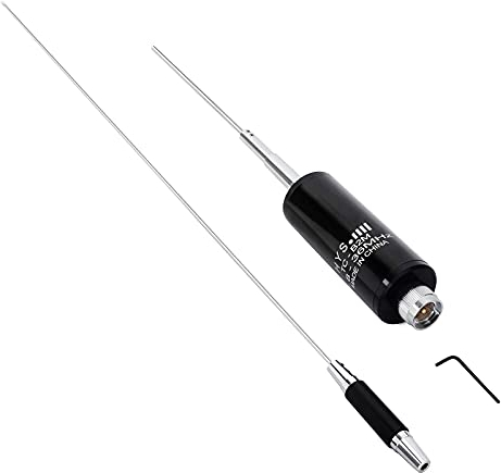 HYS 1.8-36MHz CB Mobile Antenna Stainless Steel Whip Aerial for 11 Meter Mobile Radio