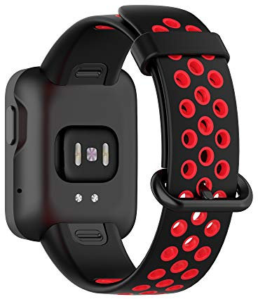 BoLuo Cintura di Ricambio,Cinturini per Orologi Xiaomi Mi Watch Lite/Redmi Watch,Cinturino sostitutivo Silicone Orologi per Cinturino Sportivo Cinturino per Xiaomi Mi Watch Lite/Redmi Watch (nero 1)