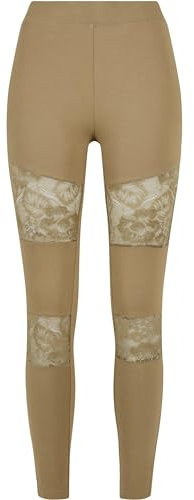 Urban Classics Damen Leggings, Karotte, Khaki, XS