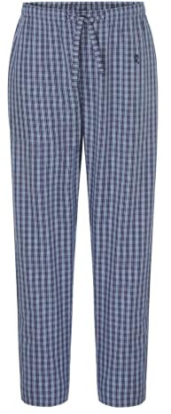 El Búho Nocturno Bas Pyjama Homme Long – Flanelle Coton 100% Hiver/Pantalon Popeline Légère Coton/Mélange/Bambou Carreaux – Pouches Tailles M-3XL Cadeau Noël