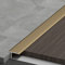 C'ESTBON Bande de Transition en Forme de T Bois à Carrelage, Seuil en Alliage D'aluminium, Tapis de Bande de Jonction de Sol à Stratifié, Facile à Nettoyer (Color : Gold)