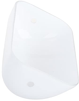 Baoblaze Antiker Glas-Banker-Lampenschirm, Lampenschirm-Abdeckung, klassisches Weiß, traditionell für Hotel