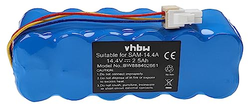 vhbw Batterie Remplacement pour Samsung DJ96-00136B pour Robot électroménager (2500mAh, 14,4V, NiMH)