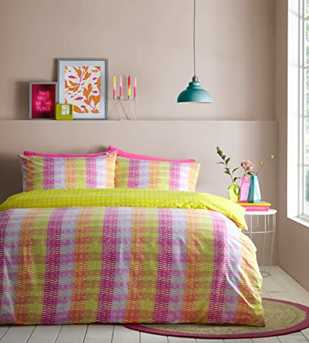 furn. Neola Bettbezug-Set, Doppelbett, Mehrfarbig