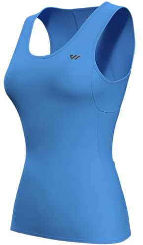 Lo.gas Fahrradtrikot Damen äRmellos,Radtrikot Atmungsaktiv Rennrad Trikot Fahrradshirt Mountainbike Frauen Sport Shirts FüR Damen Tank Top 4 Taschen Blau S