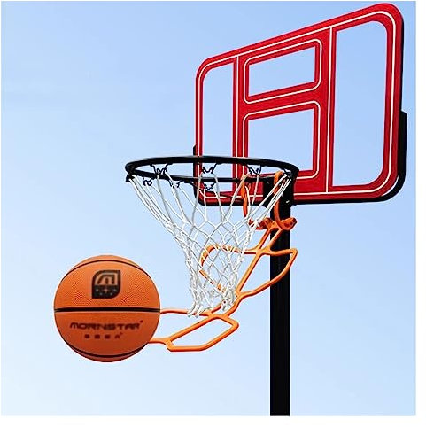YXXSDP Basketball Rebounder Basketball Wurftrainer Klein Tragbar Back Atcha Ball Return Trainingshilfe, Basketball-Schuss-Trainer Aus Der Hand Mit 180° Basketball-Rücklaufrutsche, Für Schießübungen
