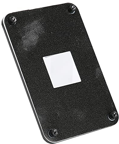 Mrisata Schwarze Am4-CPU-Montagehalterung, 11 X 9 X 1 CPU-Kühlkörperhalterung, Backplane-Rückplatte, Rückplatte, Eisenplatte, Langlebig Am4