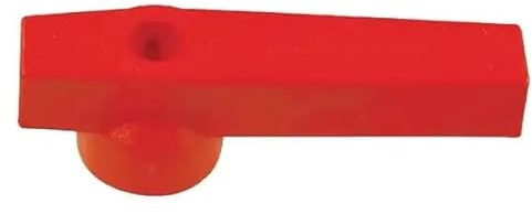 cyclingcolors Hebelgriff für kugelhahn rot hebel kunststoff wasserhahn einhebelgriff Absperrhahn Absperrventil Kugelauslaufhahn, arag 455
