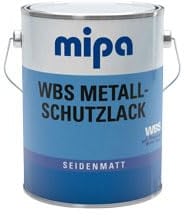 MIPA WBS Metallschutzlack 3in1 weiß Metallschutz Metallschutzbeschichtung 2,5L