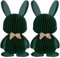 KI Store Papier Hase Osterhase Ostern Feier Party Deko Geburtstag Kinder Erwachsene Bunny Osterdeko Babyparty (Grun, 20cm)