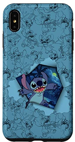 Disney Lilo & Stitch Tropical Breakout mit Engel Hülle für iPhone XS Max