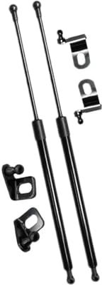 Gasfeder Motorhaube Für Ford Für Ranger Für Wildtrak Für Raptor P703 2022-2024 Auto Haube Streben Lift Unterstützt Kolben Frühling Stange Gasfeder Dämpfer Motorhaube (Farbe : Ordinary Black)