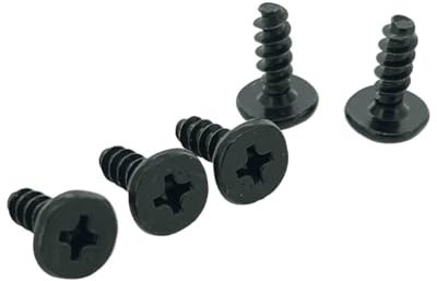 M3 x 10mm Flat Head TV Stands Bracket Mounting Screws for Bush Hitachi JVC (Pack of 5)