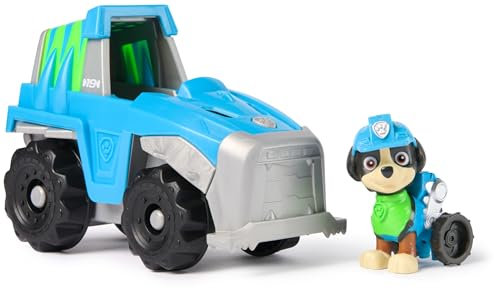 PAW PATROL, Dinosaurier-Rettungsfahrzeug mit Rex Spielfigur (Basis Fahrzeug, 2025), Spielzeug für Kinder ab 3 Jahren
