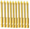 MACHSWON 10Pcs 4mm Tungsten Carbide Tile Drill Bit Set Glass Ceramic Flat Spear Head Drill Bit