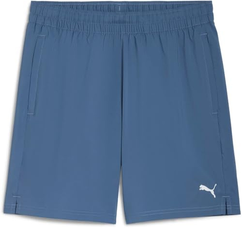 PUMA Unisex M Tad Foundations 7 Woven W/Zip Pockets Gewebte Shorts, Dunkles Indigoblau, XL EU