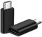 Mepsies Adaptador USB C a Micro USB 2 Piezas, Adaptador Micro USB (Macho) a Tipo C (Hembra) Compatible con Samsung Galaxy S7/S6/S5/S4/S3, Note 5/4/3, Teléfonos Android y Dispositivos microUSB (Negro)