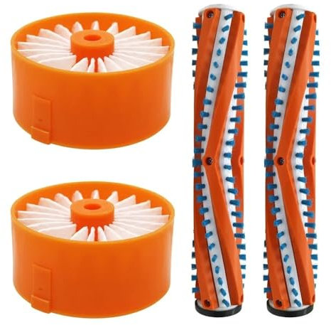 NRDHGS COMPATIBLE WITH BLACK+DECKER POWERSERIES Cordless Cane Vacuum Cleaner BSV2020G Replacement Filter Brush Tool Sweeper Accessories(8 PCS)
