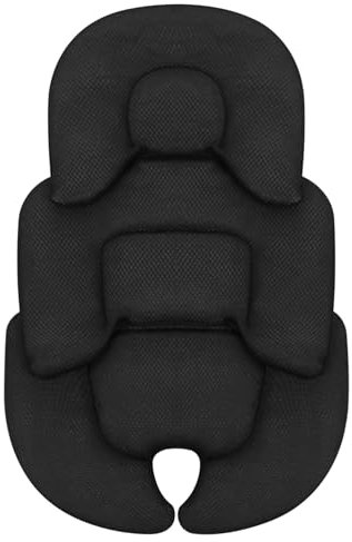 Infant Car Seat Insert, Head, Neck and Body Support Stroller Cushion, Double-sided Mesh Breathable Liner & Warm Polar Fleece Baby Washable Mat for Newborn Toddler