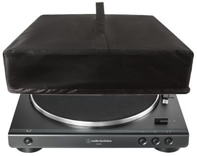 Turntable Dust Cover,Record Player Cover,Custom Home Mat Dustproof Protector Plexiglass Covers,Compatible with Audio-Technica AT-LP60X and AT-LP60XBT Stereo Turntable