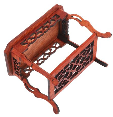 Zerodeko Jade Base Wooden Display Stand for Plant Bonsai Indoor Home Office Decoration Wooden Pedestal Stand for Gemstone Figurines and Sculpture Display Holder