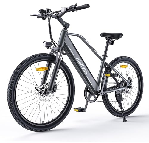 HillMiles MileTrail1 26 Elektrofahrrad Für Erwachsene Mit 100KM Reichweite, 36V 13AH Herausnehmbare Batterie, Speed 25KM/H, Mountain E-Bike